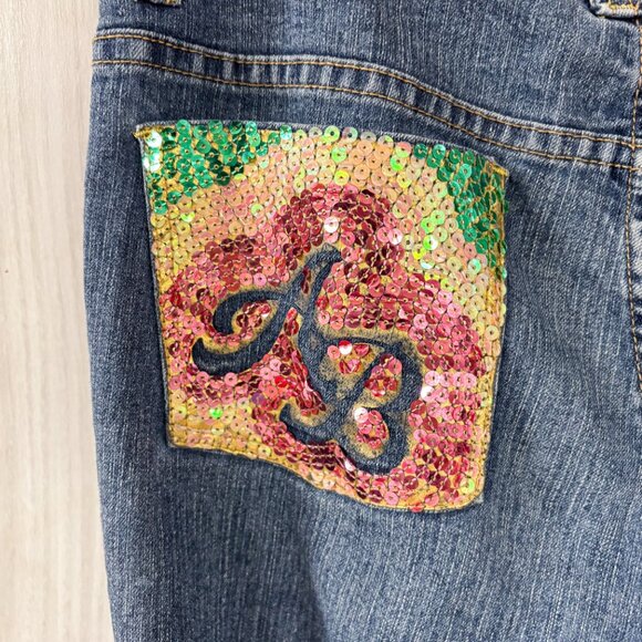 Vintage Y2K Apple Bottom Low Rise Jeans - Picture 7 of 8